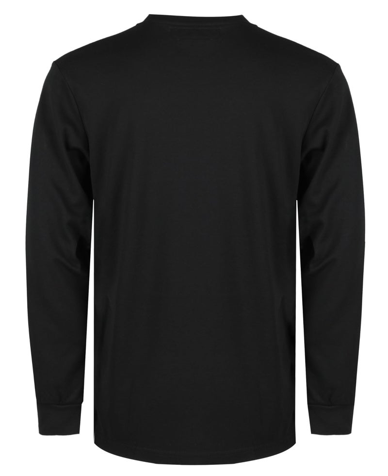 BOCOMAL FR Shirts Flame Resistant Shirts FR T Shirt NFPA2112/CAT2 7oz Black Men's Long Sleeve Fire Retardant Henley Shirts - Image 3